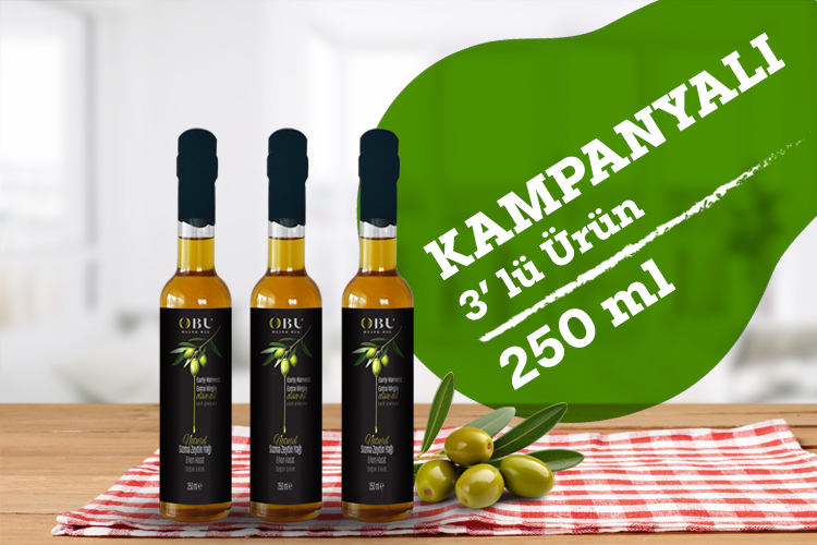 Obu Olive Oil 3 lü 250 ml Kampanyası